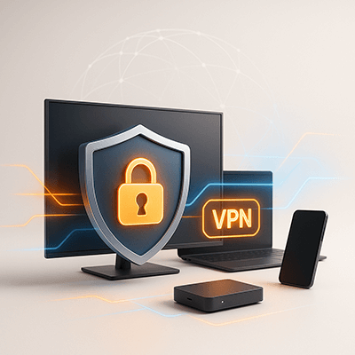 VPN intégré pour une connexion sécurisée