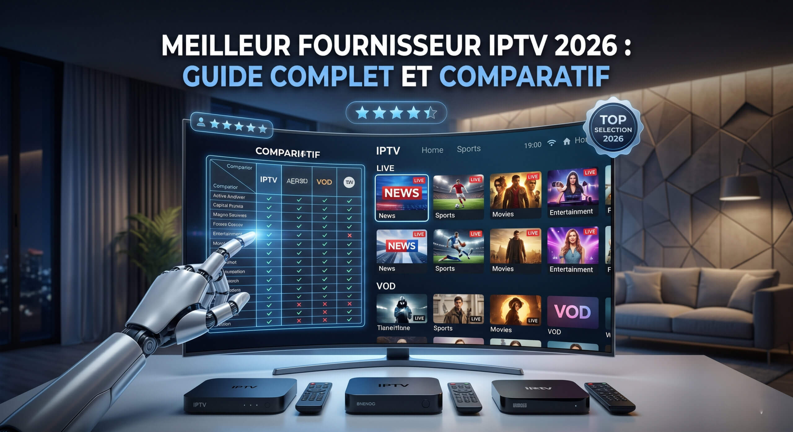 Meilleur Fournisseur IPTV 2026